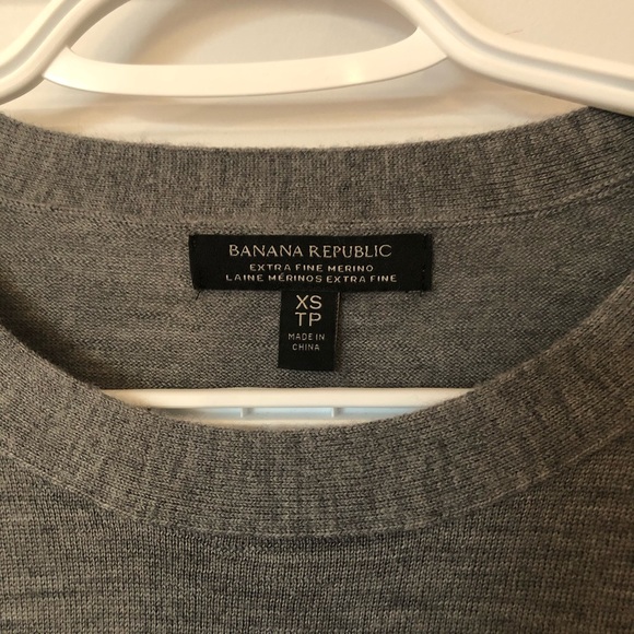 Grey merino wool sweater - Picture 2 of 4
